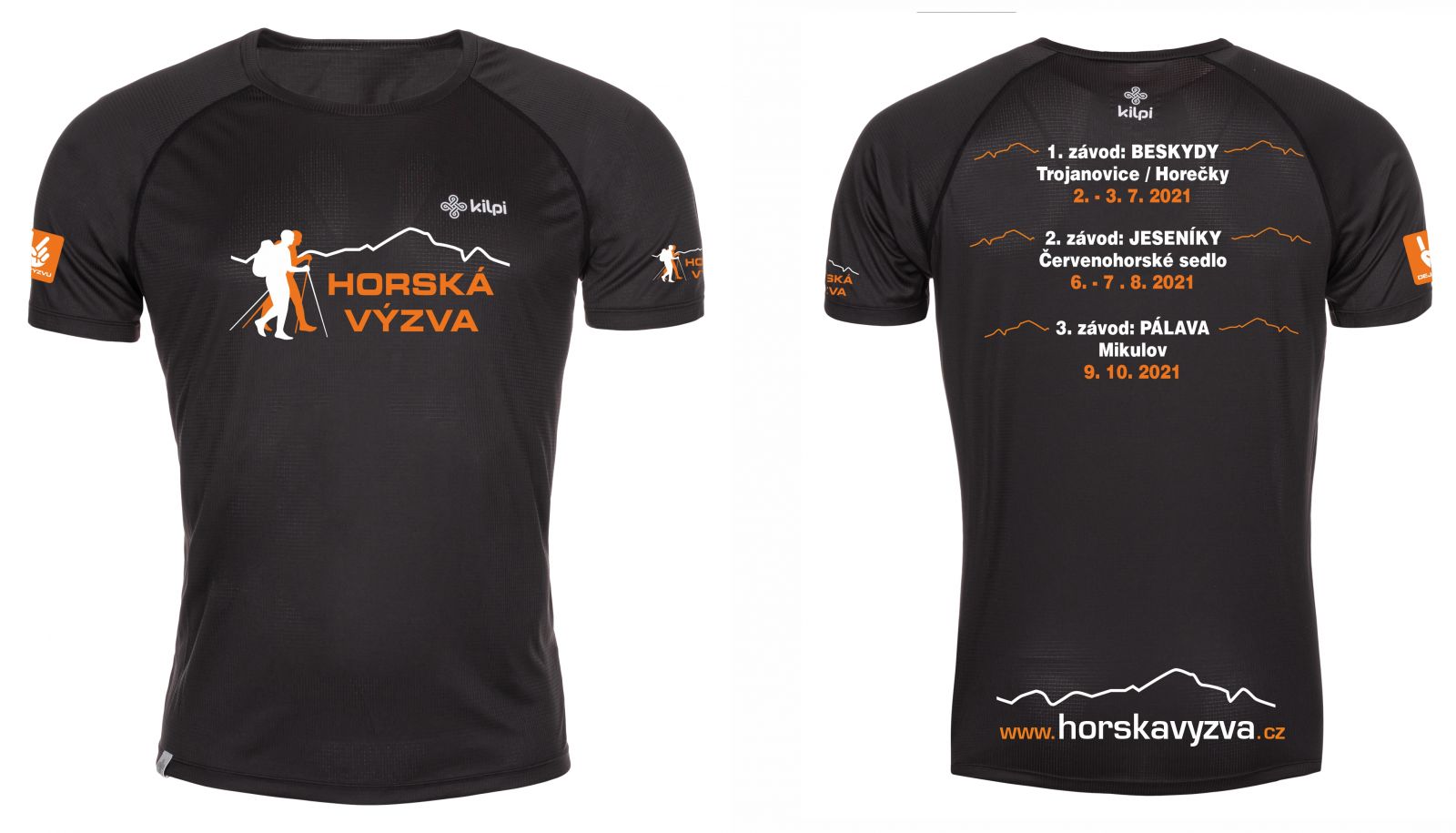 Těšte se na pamětní trička Horské výzvy 2021! Letos budou v elegantní - černé